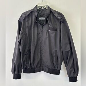 Vintage Members Only Charcoal  Bomber Jacket Iconic